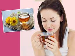 Marigold decoction for PMS