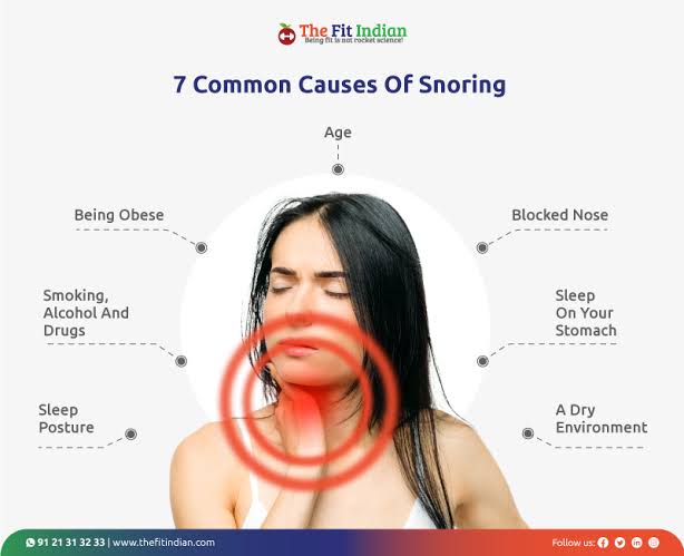 Causes of snoring 