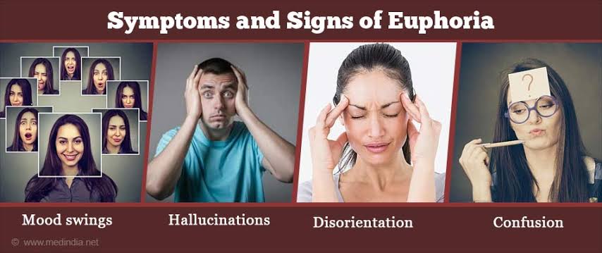 Symptoms of euphoria 