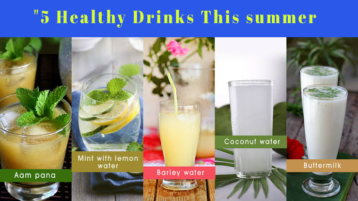 Summer drinks for heatstroke prevention 