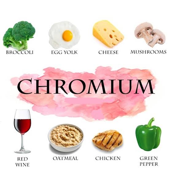 Foods to treat chromium deficiency 